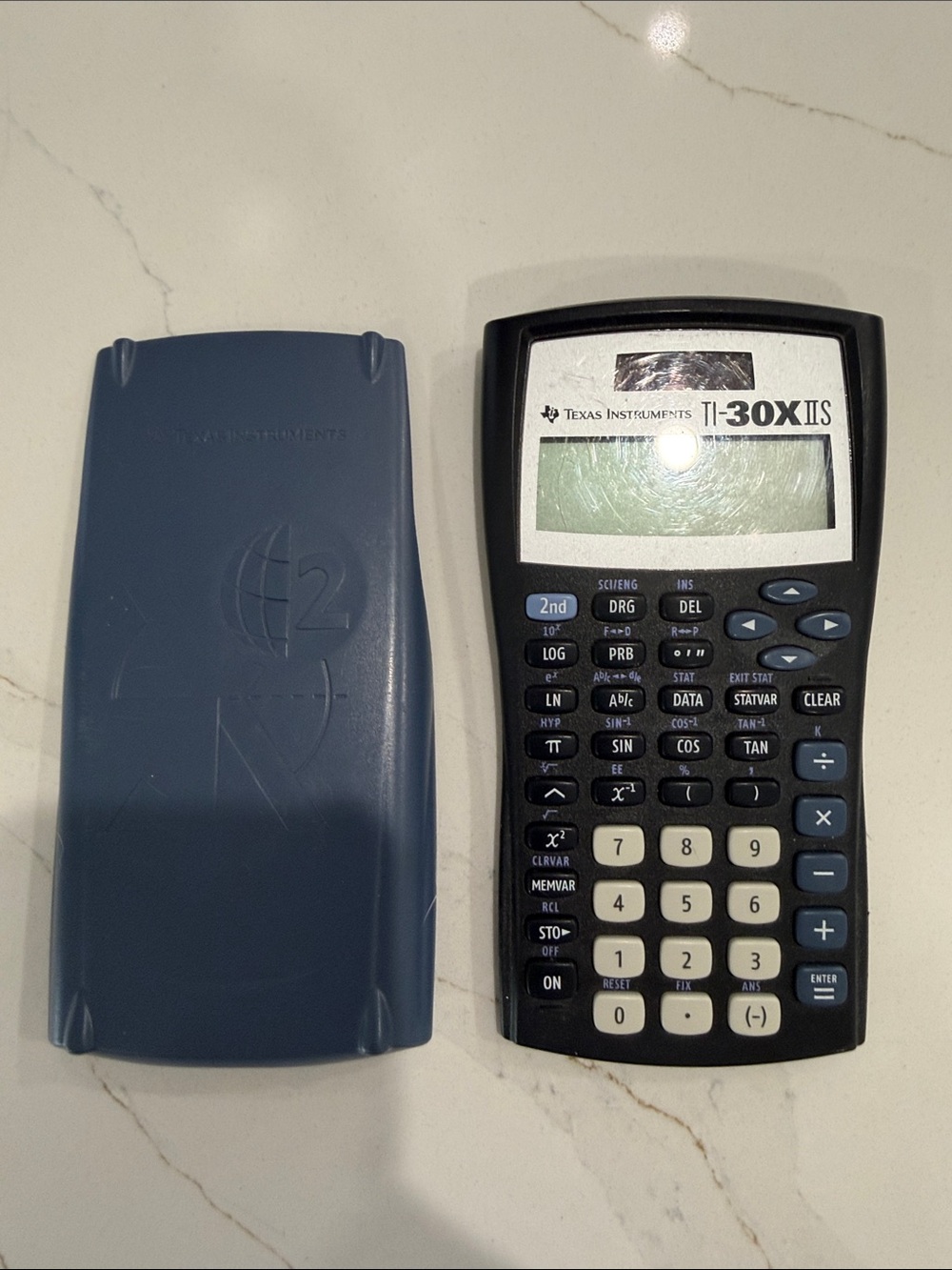 Texas Instruments TI-30X IIS Scientific Calculator in Navy and Black